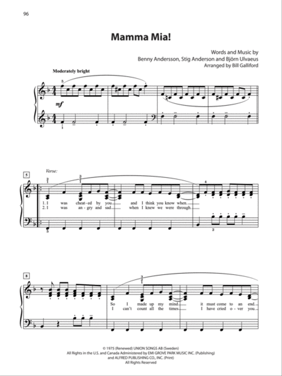 Broadway's Best Collection Easy Piano scores gallery preview page 3