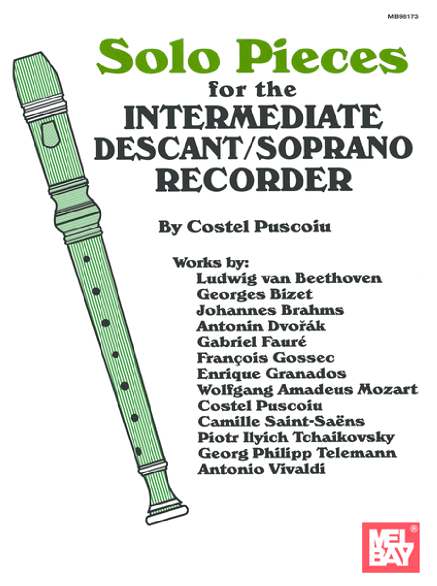 Solo Pieces for the Intermediate Descant/Soprano Recorder Soprano Recorder scores gallery preview page 1