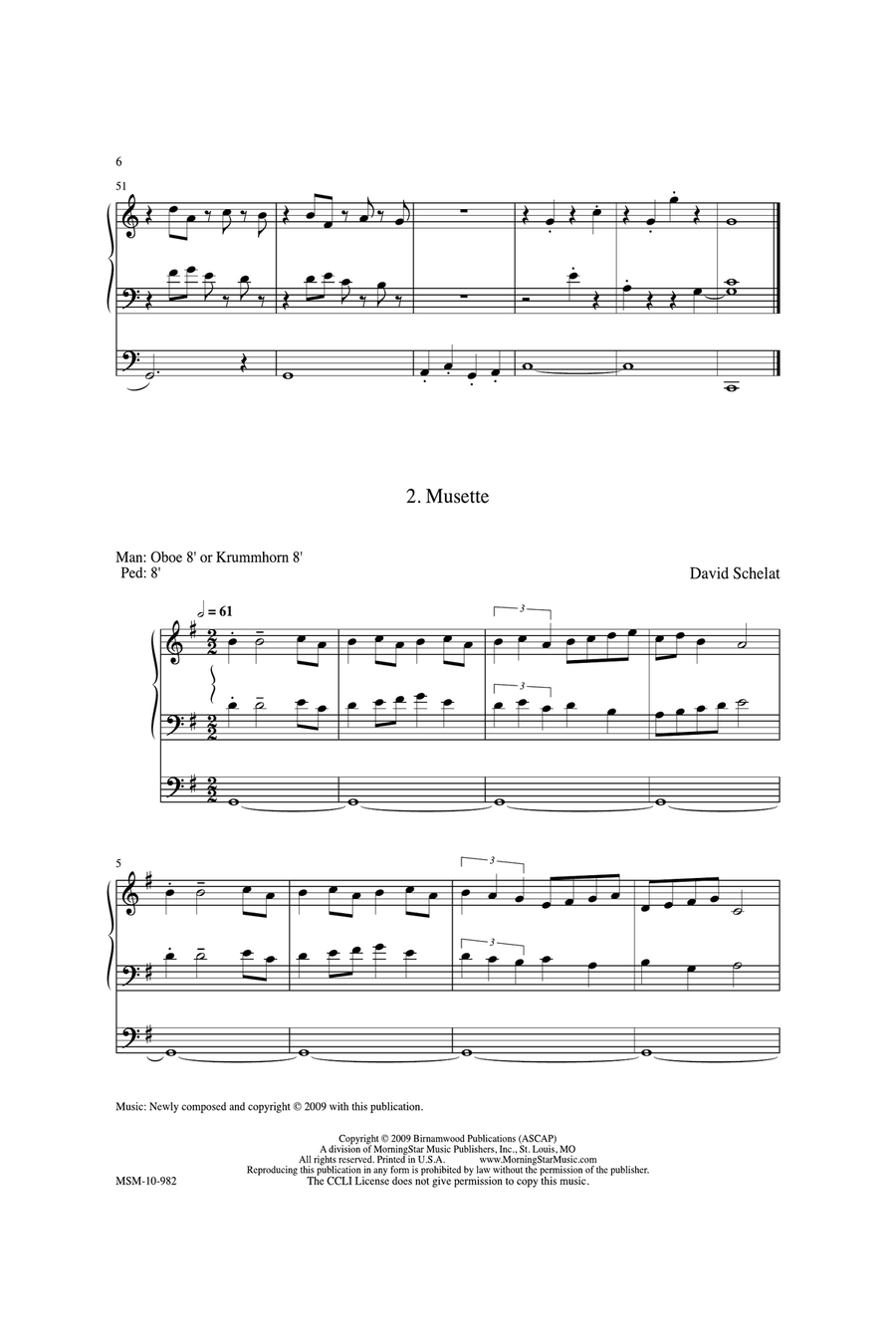 Suite in C Suite in C Organ scores gallery preview page 6