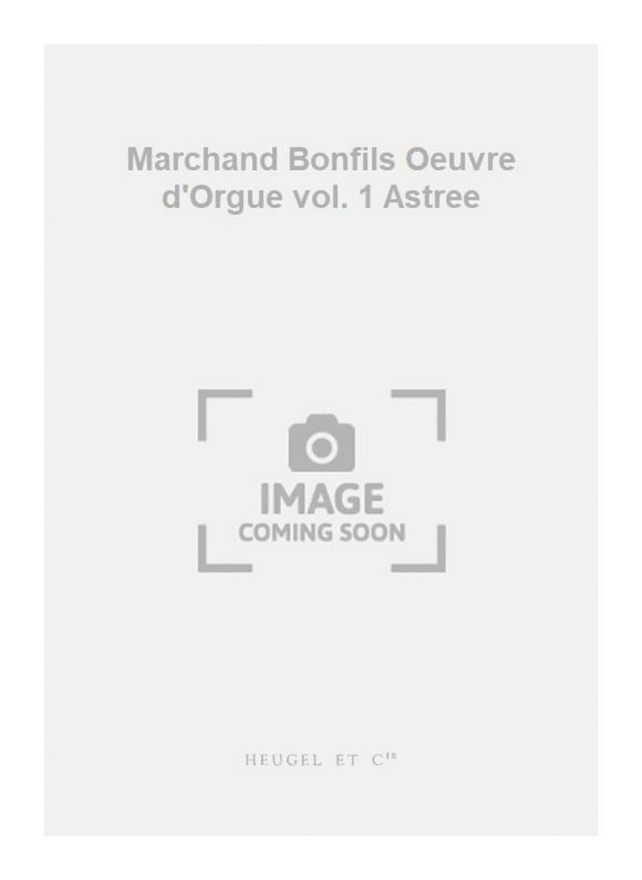 Marchand Bonfils Oeuvre d