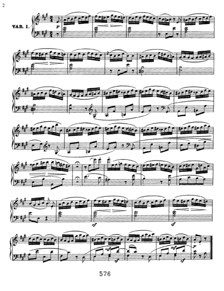 Variations (13) On An Arietta By Dittersdorf, Woo 66