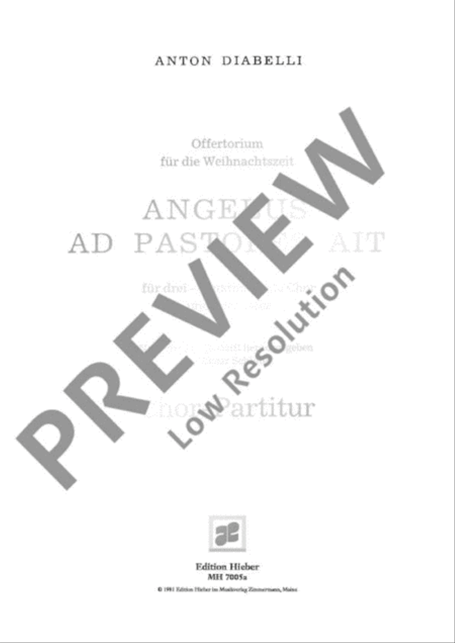 Angelus ad pastores ait TTB scores gallery preview page 2