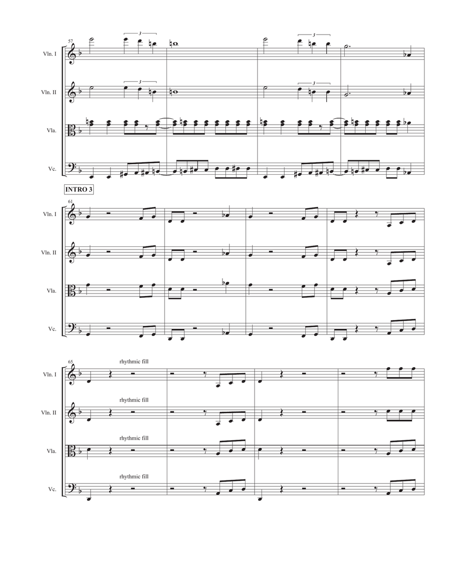 Fire String Quartet scores gallery preview page 6