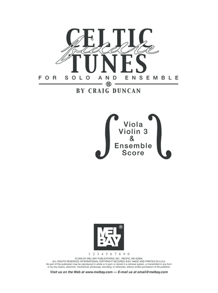 Celtic Fiddle Tunes for Solo and Ensemble - Viola, Violin 3 & Ensemble Score