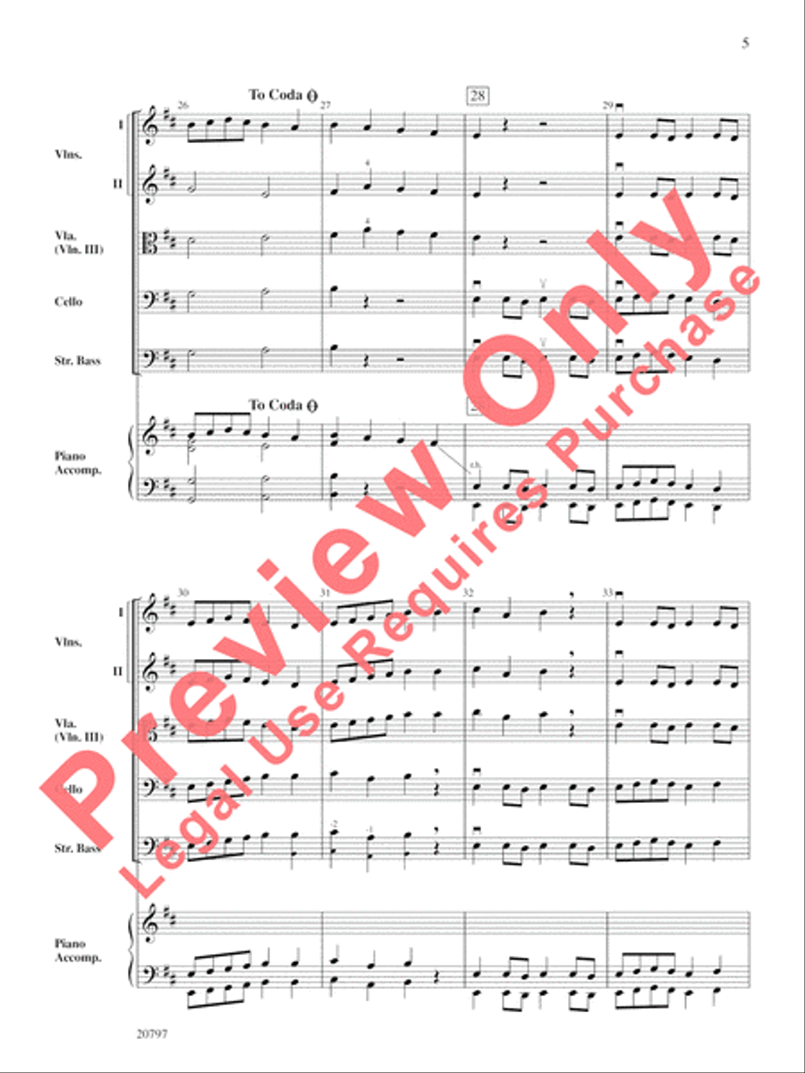 Dragonhunter String Orchestra scores gallery preview page 14