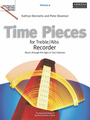 Book cover for Time Pieces for Treble/Alto Recorder, Volume 2