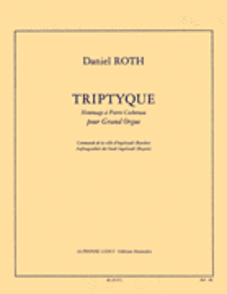 Triptyque: Hommage A Pierre Cochereau (organ)