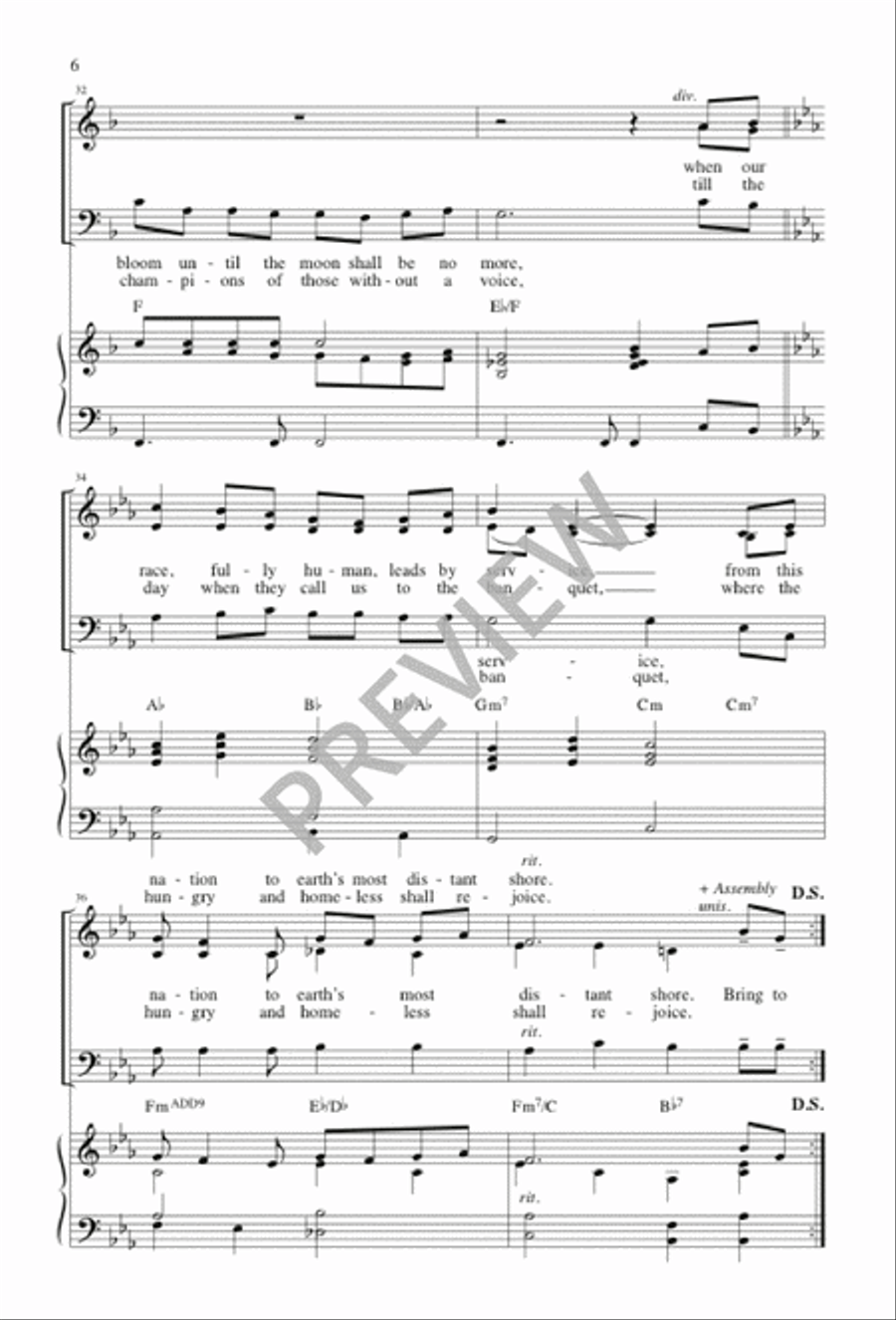 The Wilderness Awaits You 3-Part scores gallery preview page 6