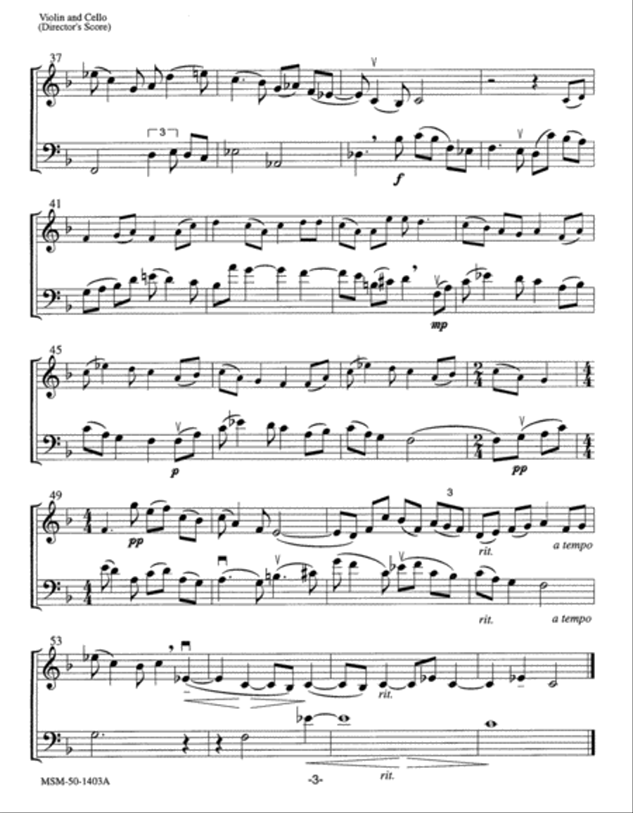 Lovely Child, Holy Child Choir scores gallery preview page 5