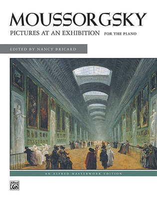 Book cover for Mussorgsky -- Pictures at an Exhibition