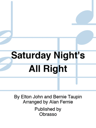 Book cover for Saturday Night's All Right