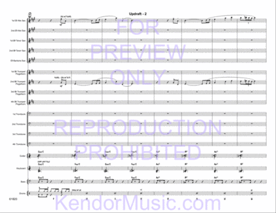 Updraft Updraft Jazz Ensemble scores gallery preview page 3