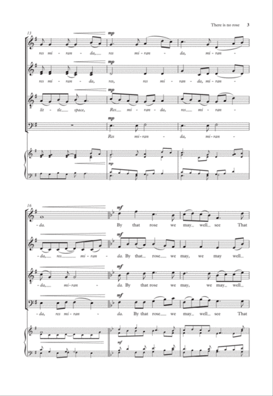 There is no rose There is no rose 4-Part scores gallery preview page 3