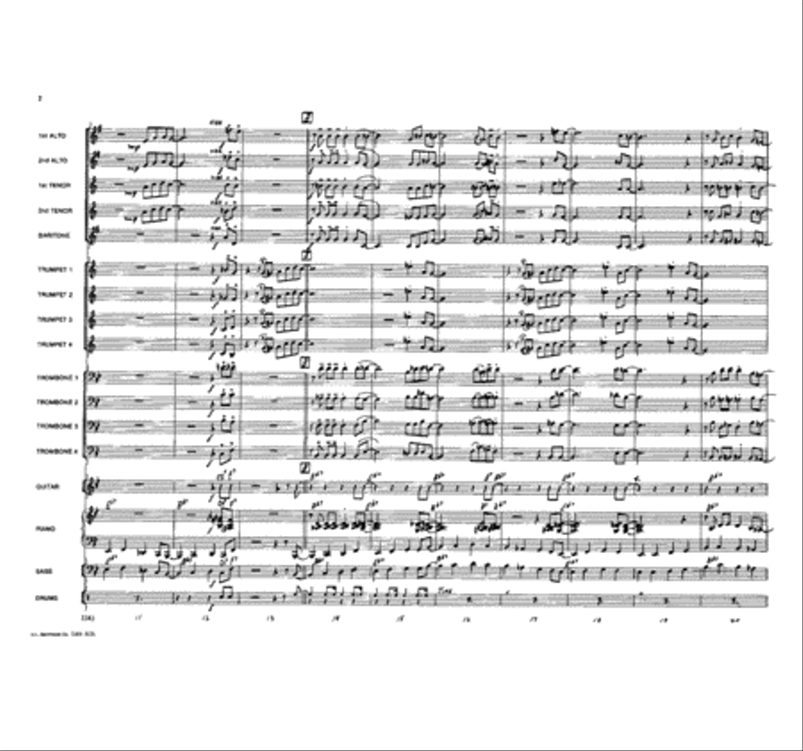 Chicken Franks Jazz Ensemble scores gallery preview page 3