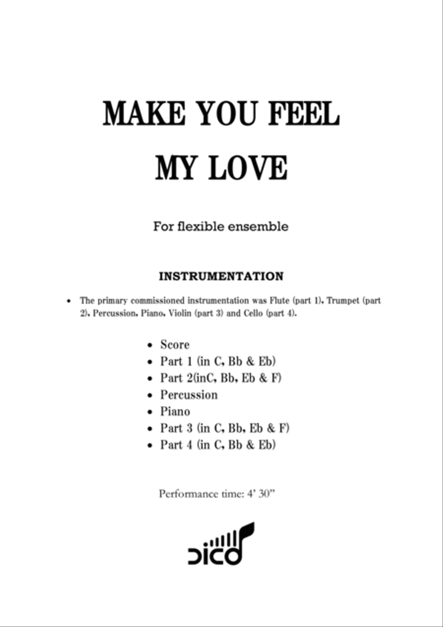 Make You Feel My Love Piano scores gallery preview page 5