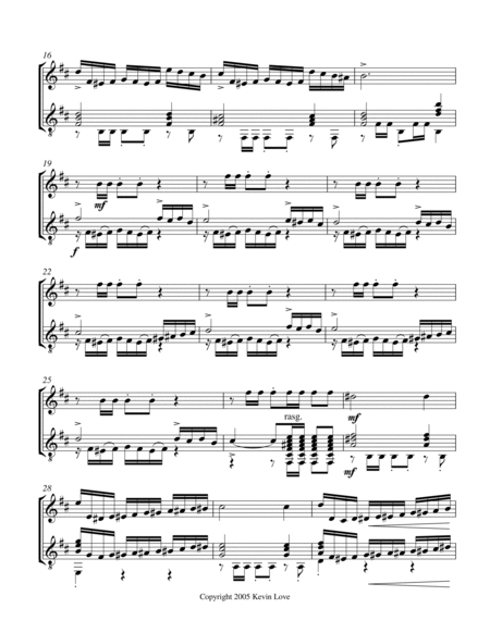 Variations on a Theme by Sor (Flute and Guitar) - Score and Parts image number null