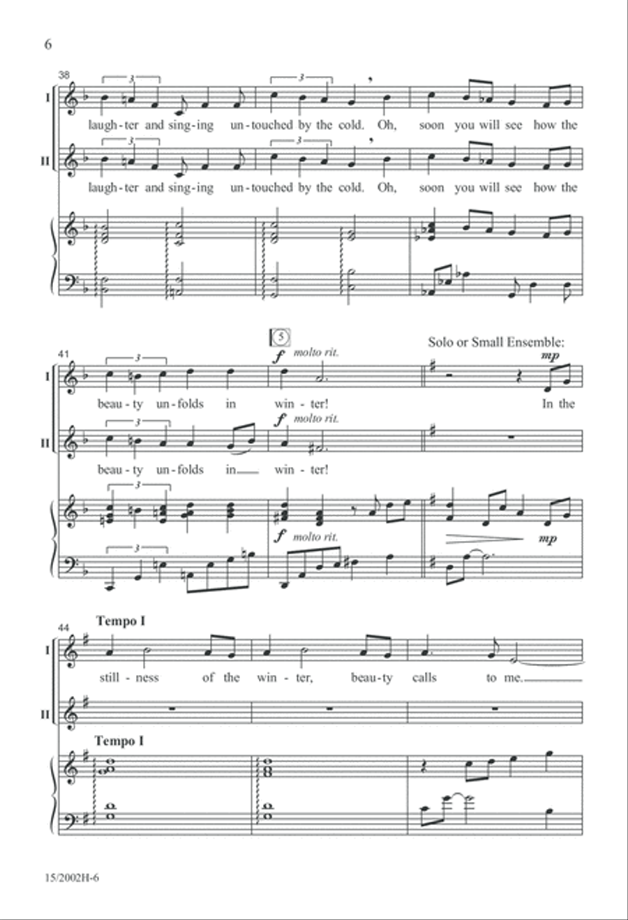 In Winter 2-Part scores gallery preview page 7