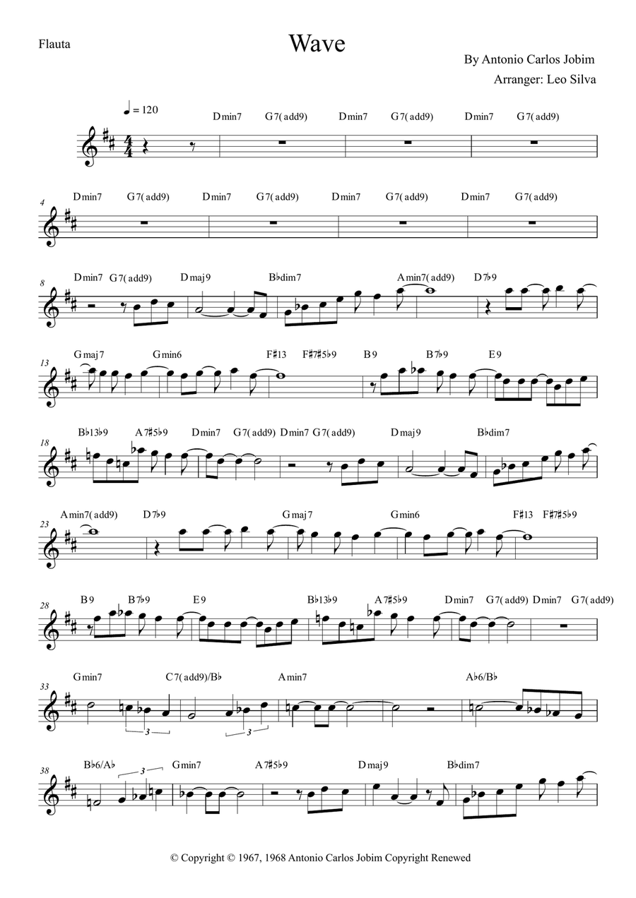 Wave Flute Solo scores gallery preview page 2