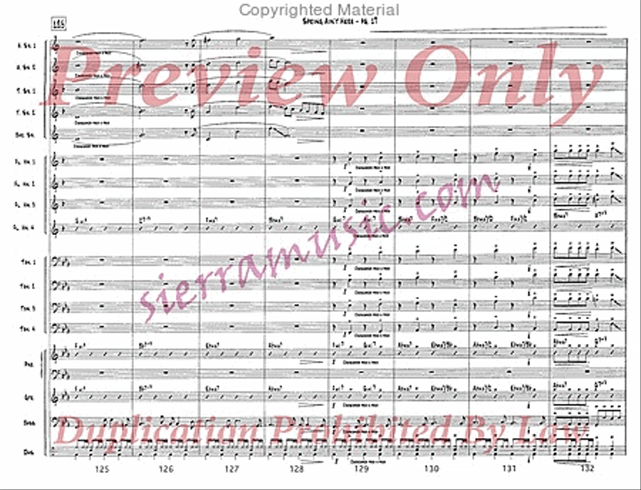 I Can't Stop Loving You Jazz Ensemble scores gallery preview page 18