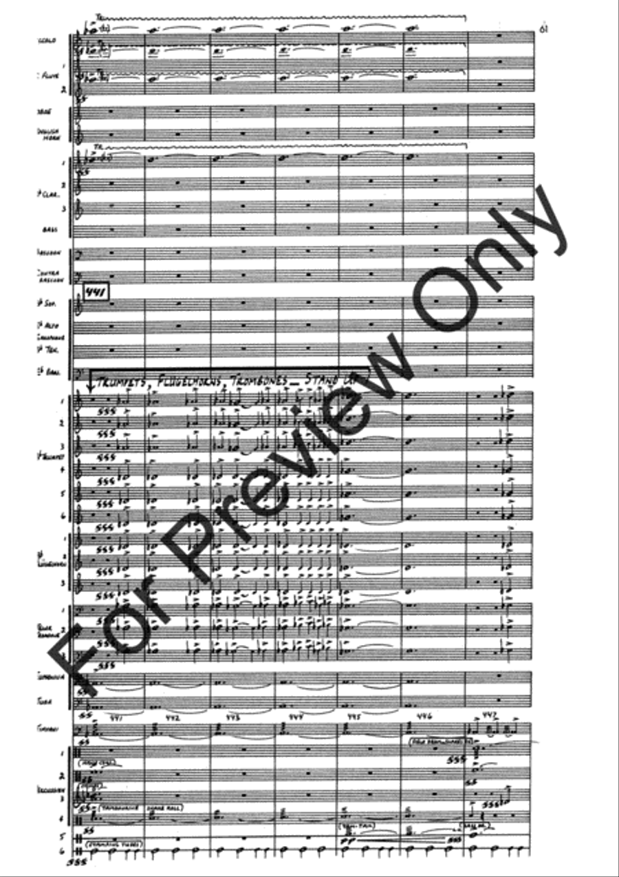 Agincourt Hymn (Score) Concert Band scores gallery preview page 85