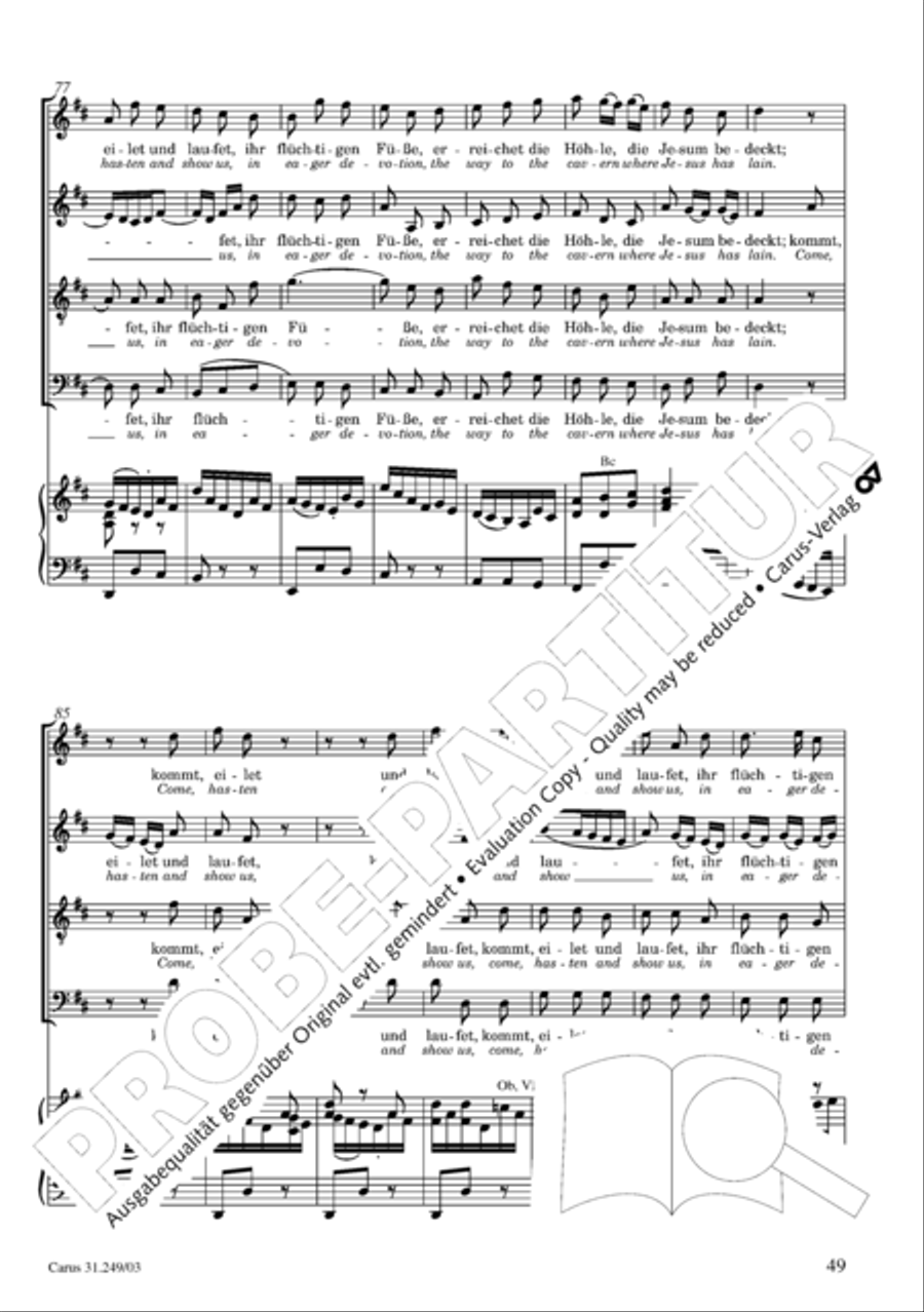 Osteroratorium 4-Part scores gallery preview page 50