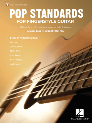 Book cover for Pop Standards for Fingerstyle Guitar