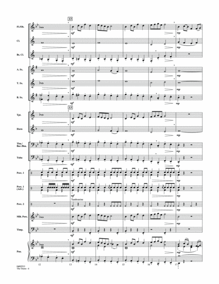 The Titans (Concert March) - Conductor Score (Full Score)