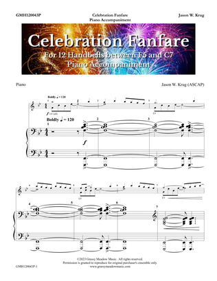 Celebration Fanfare (piano accompaniment to 12 bell version)