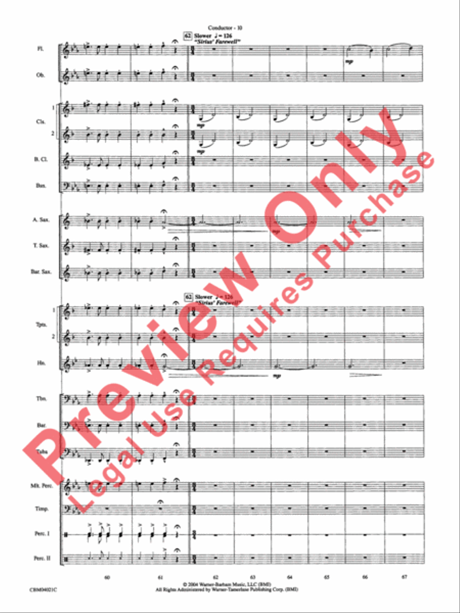 Harry Potter and the Prisoner of Azkaban, Selections from Concert Band scores gallery preview page 13