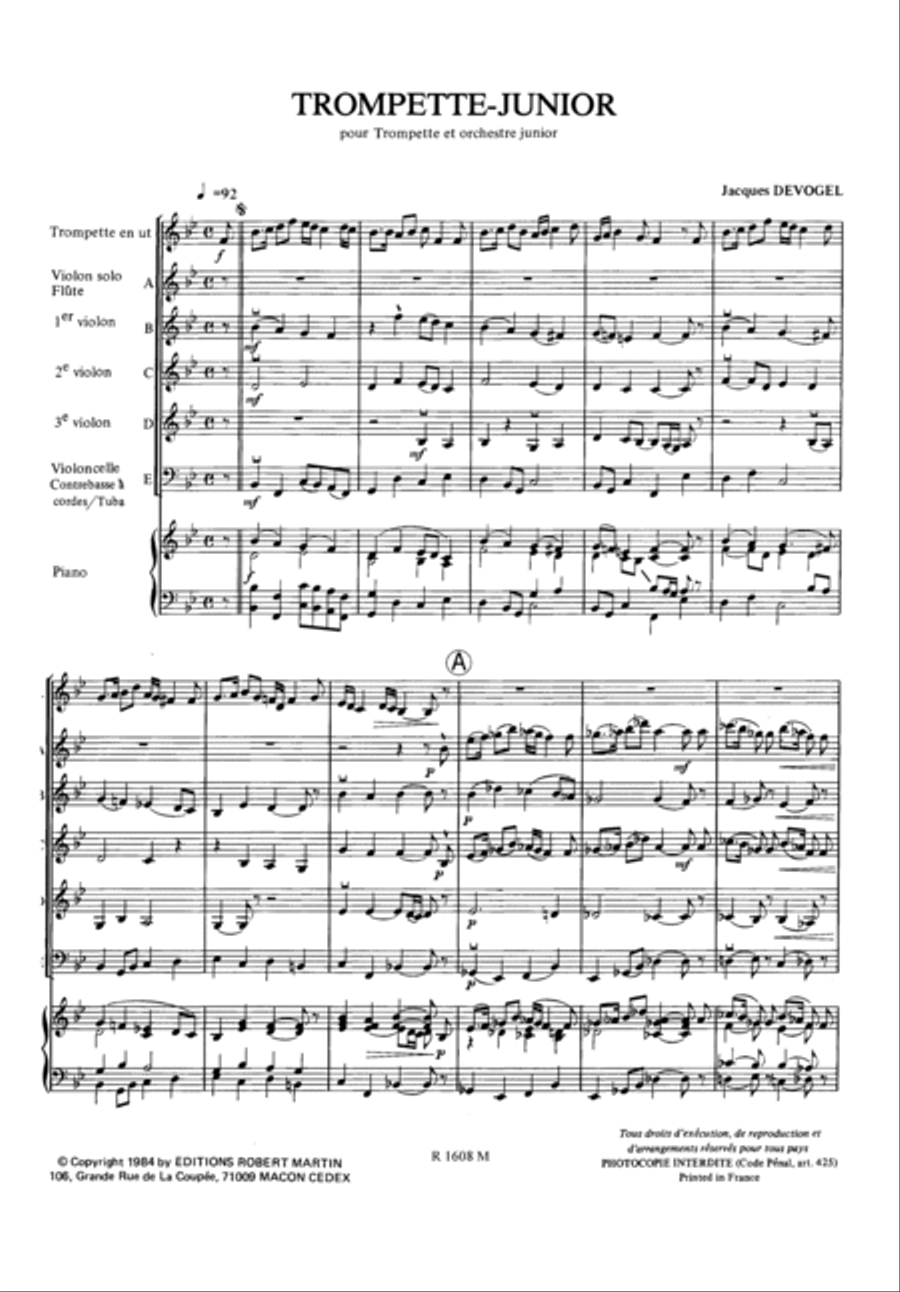 Trompette-junior Conductor Score scores gallery preview page 2