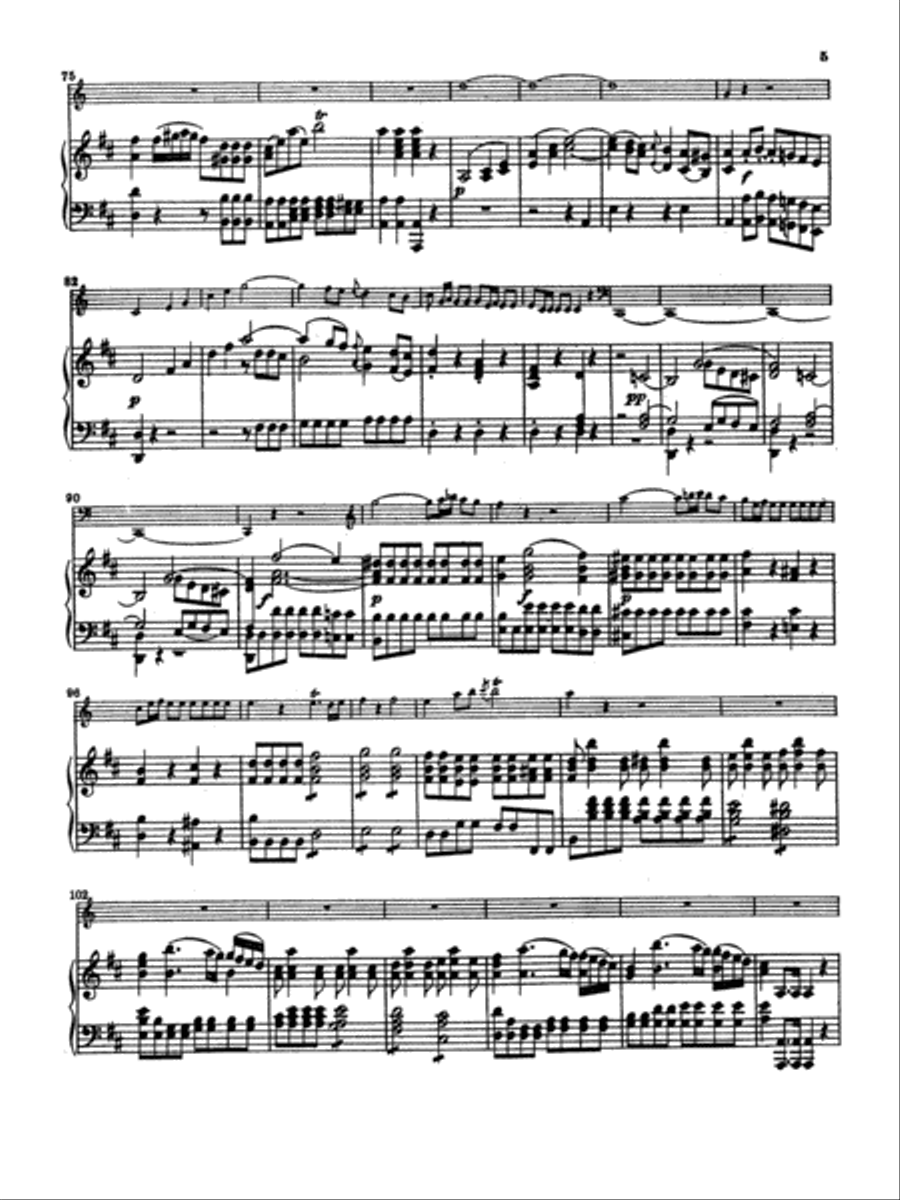 Haydn: Horn Concerto No. 1 in D Major Horn Solo scores gallery preview page 5