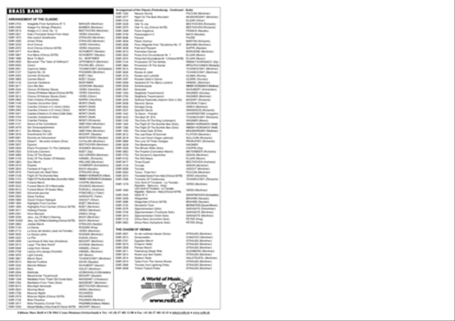 Marche Militaire Francaise Brass Band scores gallery preview page 3