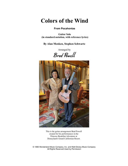 Colors Of The Wind