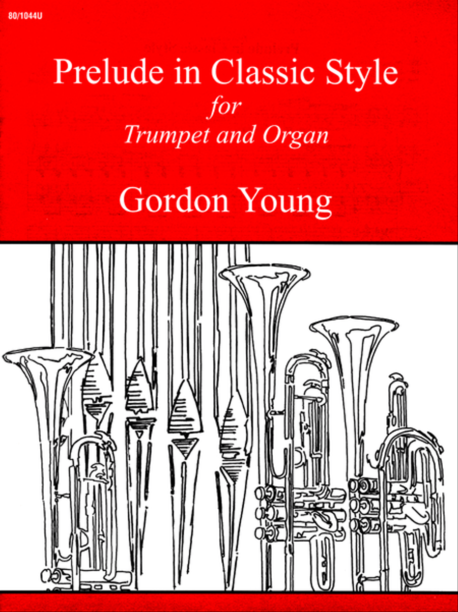 Prelude in Classic Style for Trumpet and Organ Trumpet scores gallery preview page 1