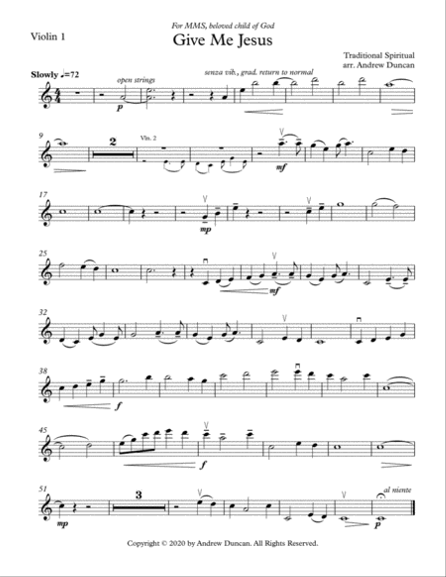 Give Me Jesus - String Quartet String Quartet scores gallery preview page 4