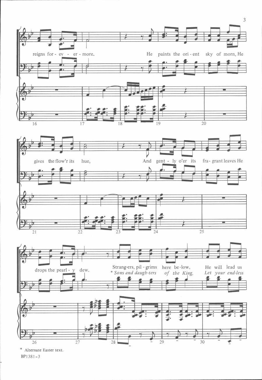 Awake, Awake! Awake, Awake! 4-Part scores gallery preview page 3