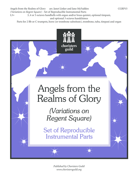 Angels from the Realms of Glory (Variations on Regent Square) - Rep. Inst. Parts