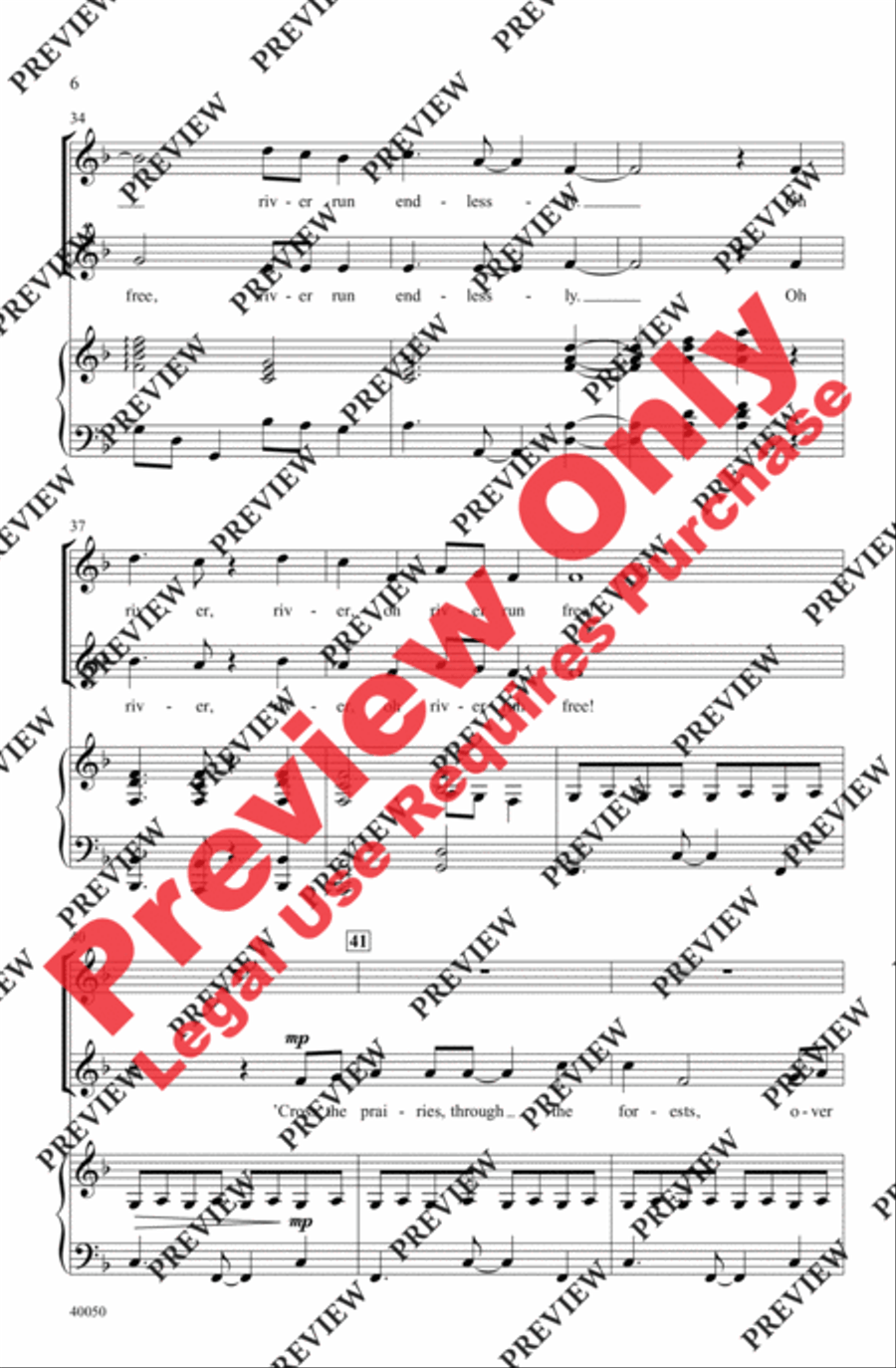 River Run Free 2-Part scores gallery preview page 6