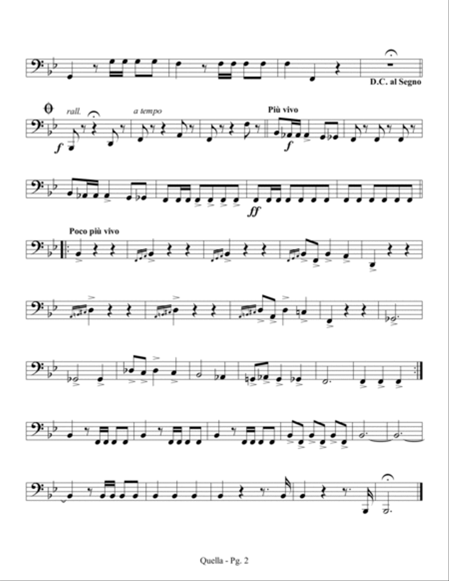 Di Quella Pira (Tremble, Ye Tyrants) Brass Ensemble scores gallery preview page 5