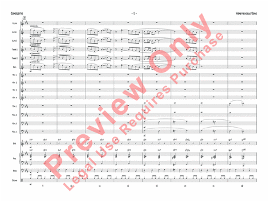 Honeysuckle Rose Jazz Ensemble scores gallery preview page 5