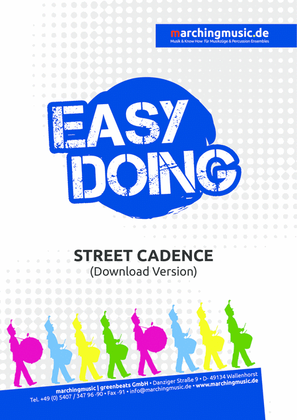 Book cover for EASY DOING (Street Cadence)