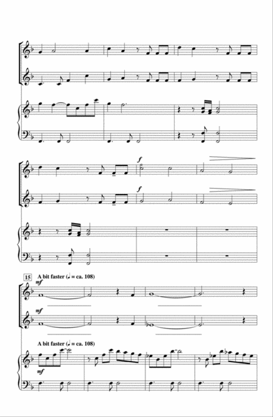 I Cannot Be Silent 2-Part scores gallery preview page 13