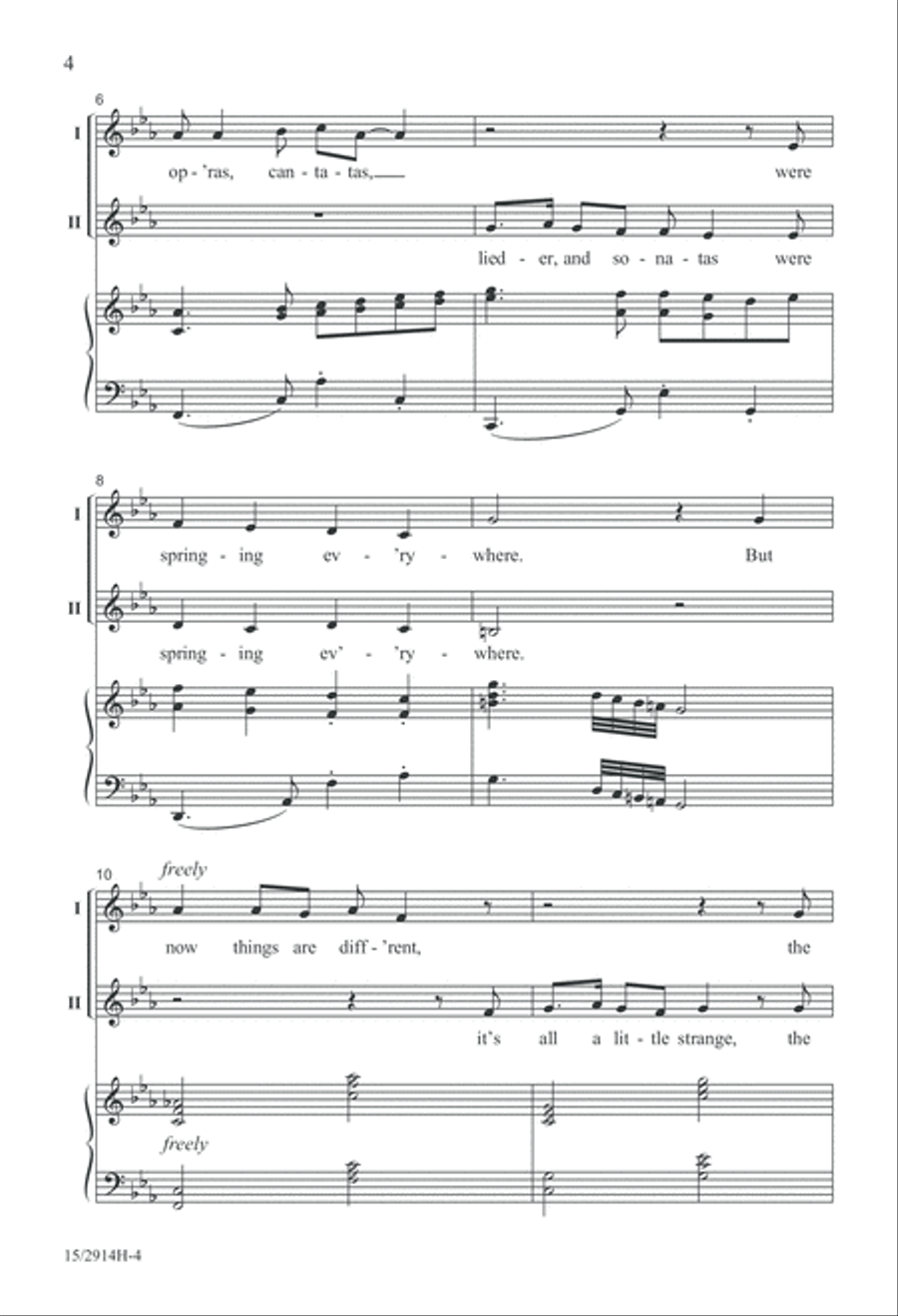The Composers Are All on Facebook 2-Part scores gallery preview page 4
