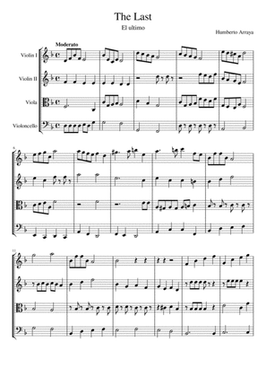 String Quartet (The Last)