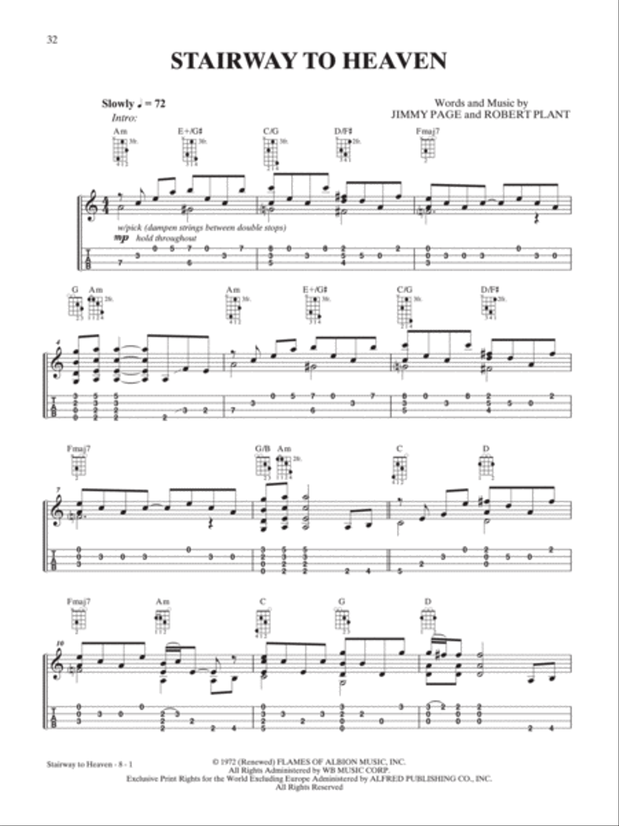 Stairway to Heaven Mandolin scores gallery preview page 1