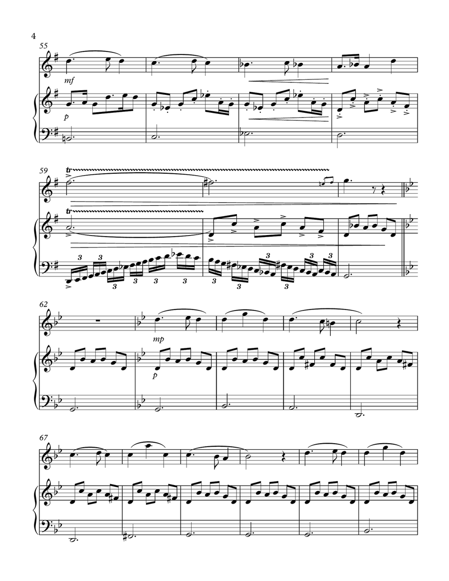 Licorice Stick Lament Clarinet Solo scores gallery preview page 4