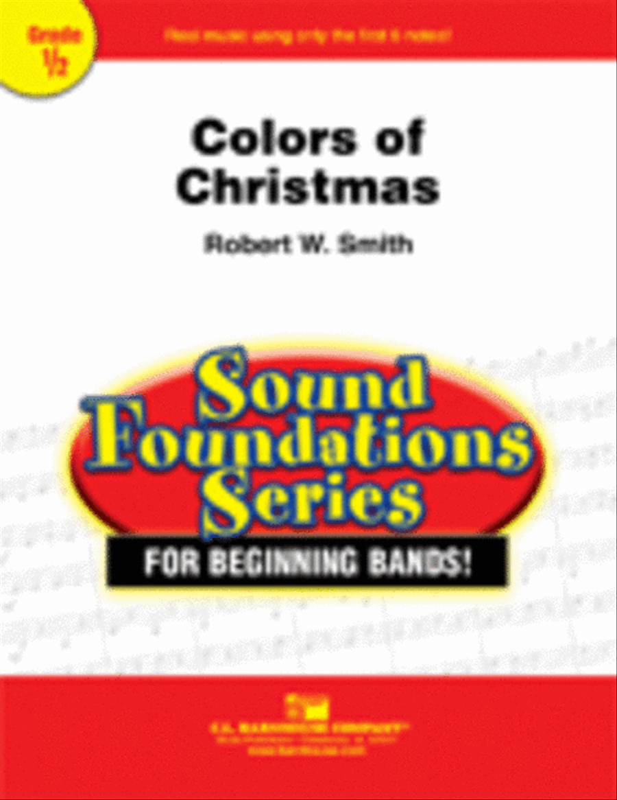 Colors of Christmas Colors of Christmas Concert Band scores gallery preview page 1