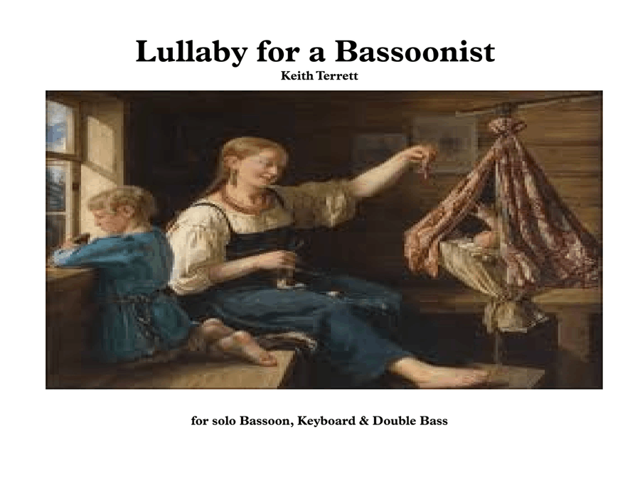 Lullaby for a Bassoonist, Keyboard & Double Bass Bassoon scores gallery preview page 1