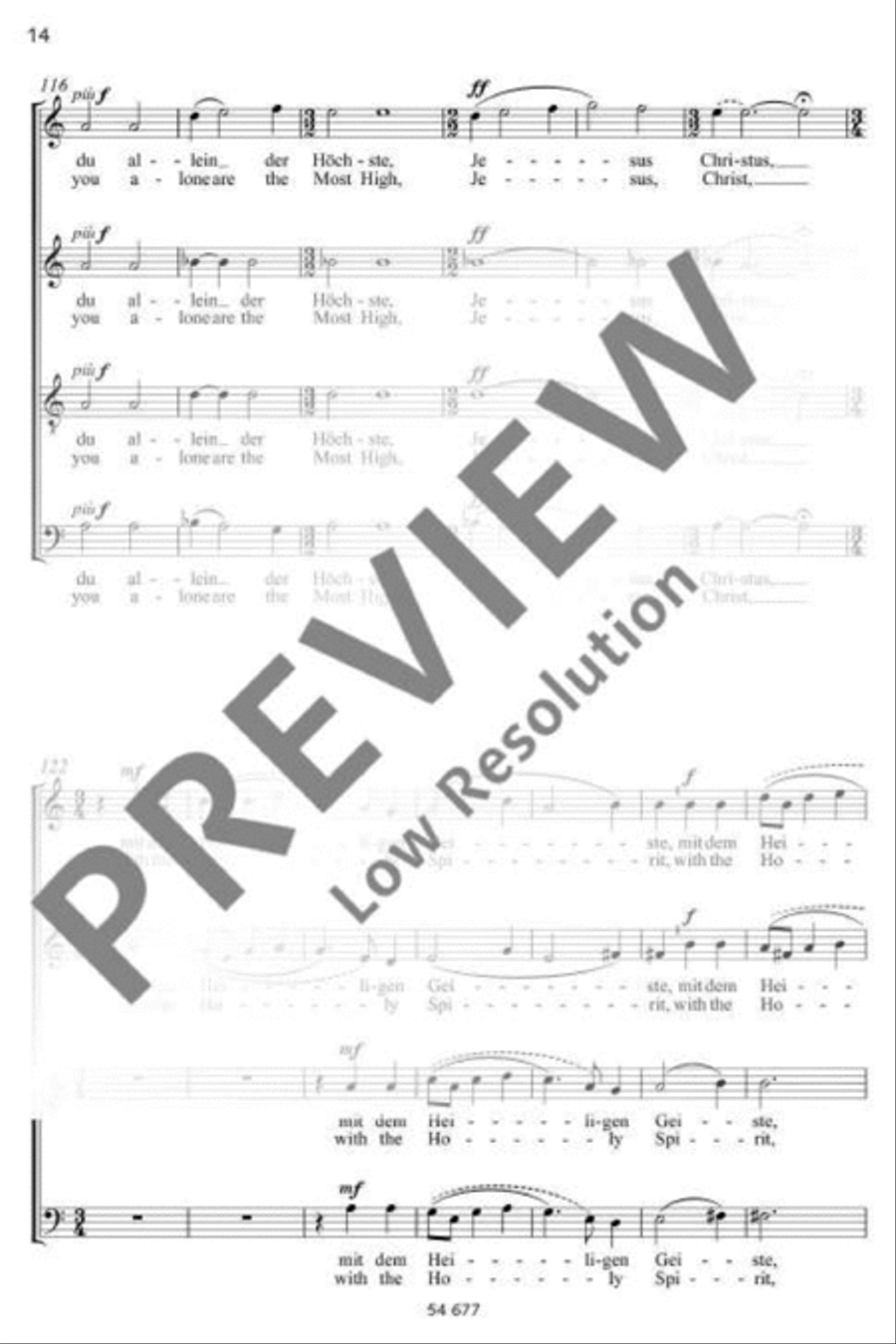 Glory to God (Gloria) A Cappella scores gallery preview page 15