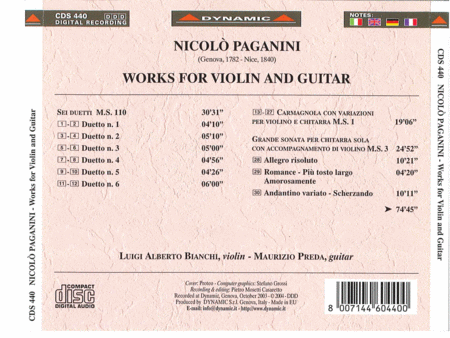 Works for Violin & Guitar: Sei